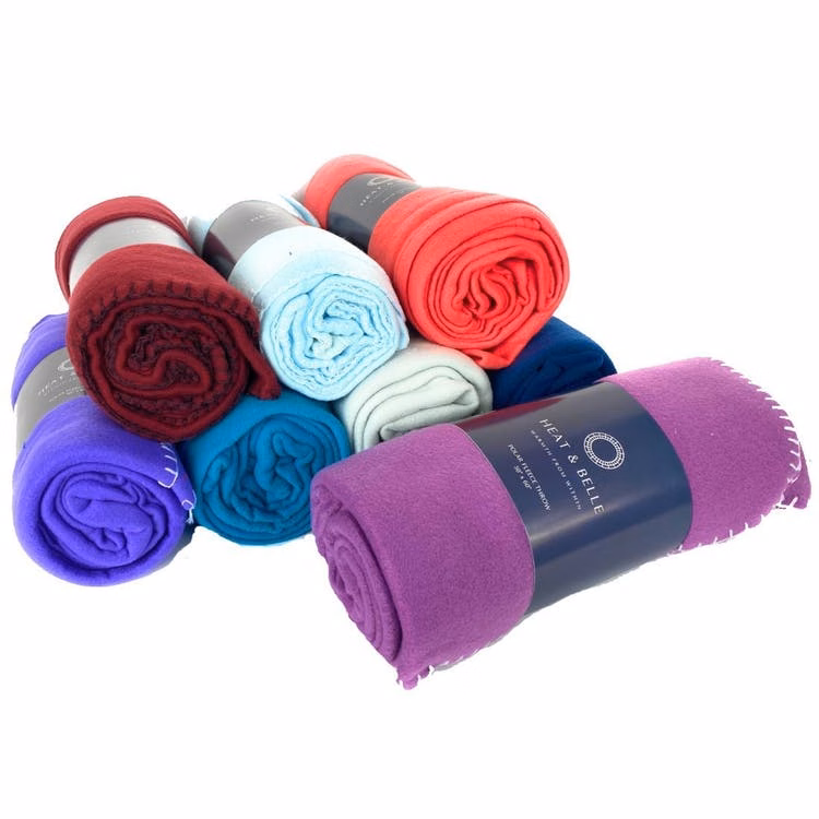 Fleece Blankets - 50" x 60" Assorted Colors & Weights