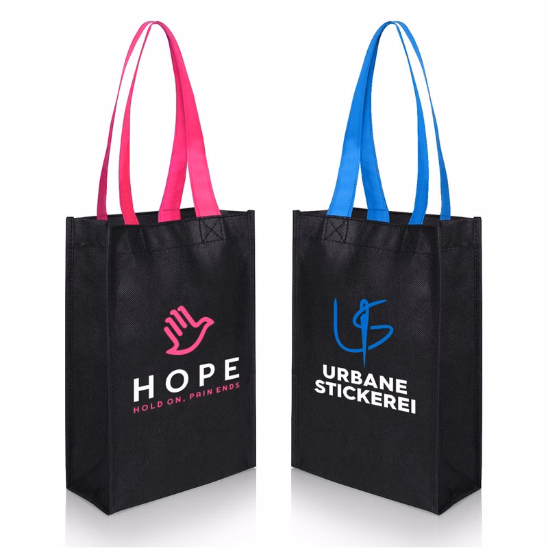 Non Woven Mini Tote Bag ( 8" X 10" X 4" )