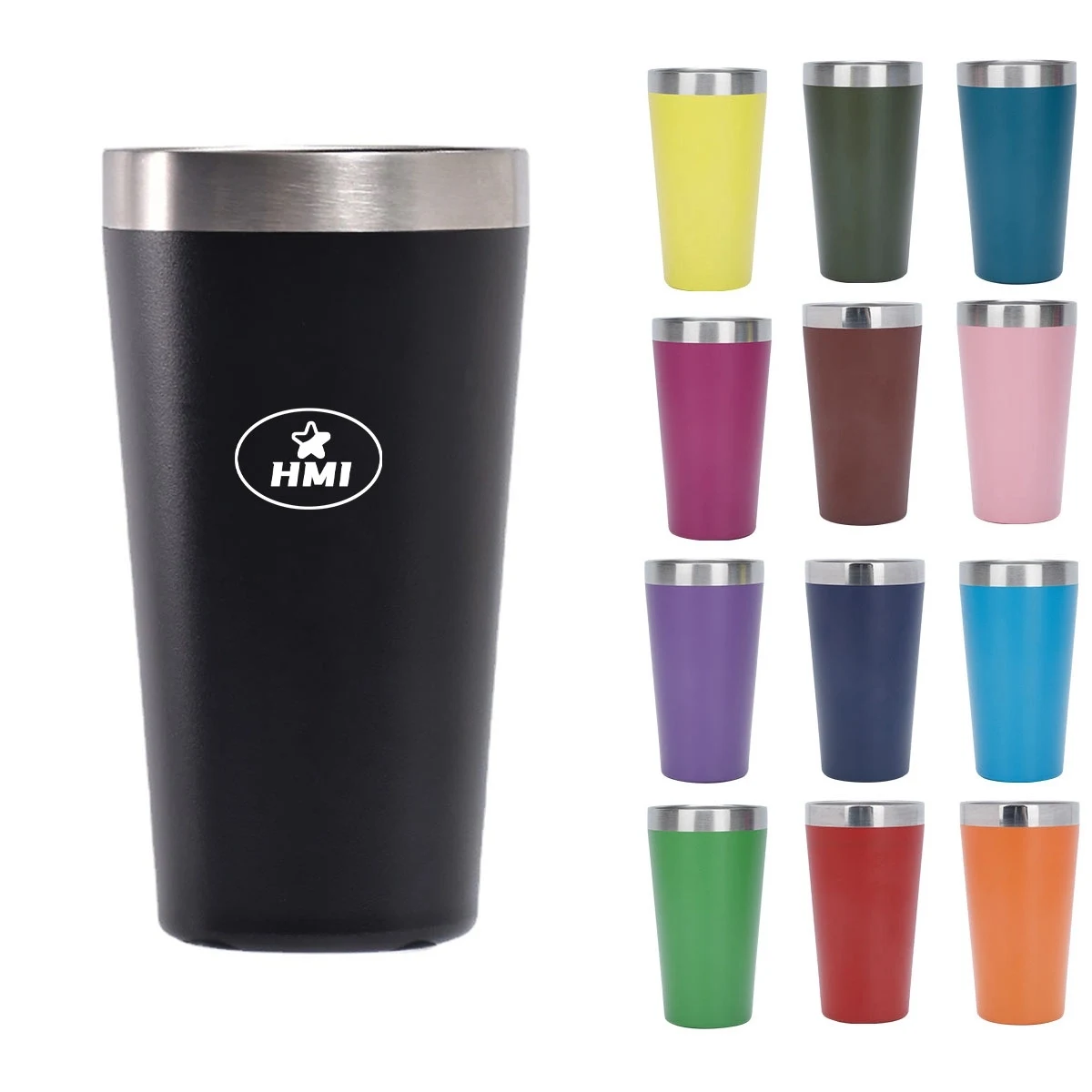 16Oz Stainless Steel Tumbler With Lid 1