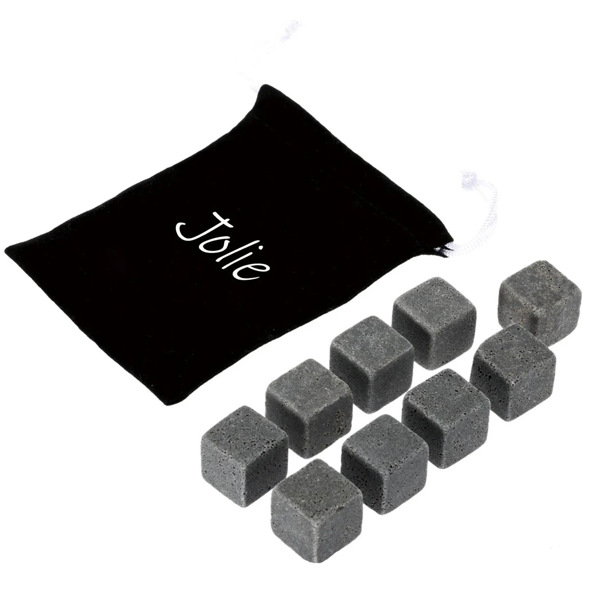 Pure Soft Stone Reusable Rocks for Whiskey Set 1