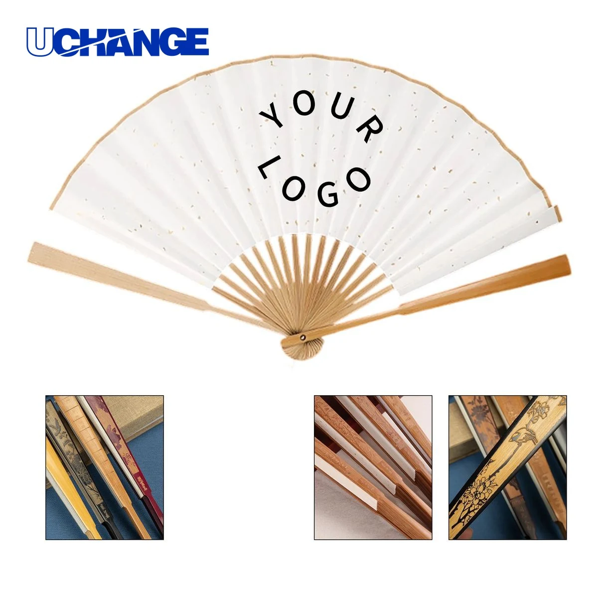 Durable Bamboo Folding Fan for Outdoor Cooling 1