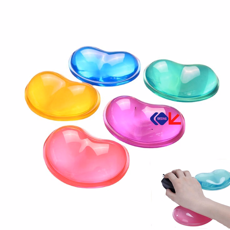 Ergonomics Heart-shaped Silicone Wrist Mouse Pad