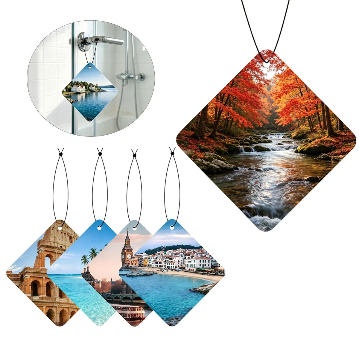 Hanging Car Air Freshener Pad 1