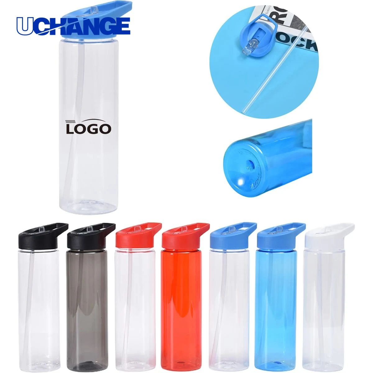 24oz Sports Drinking Cup with Straw 1