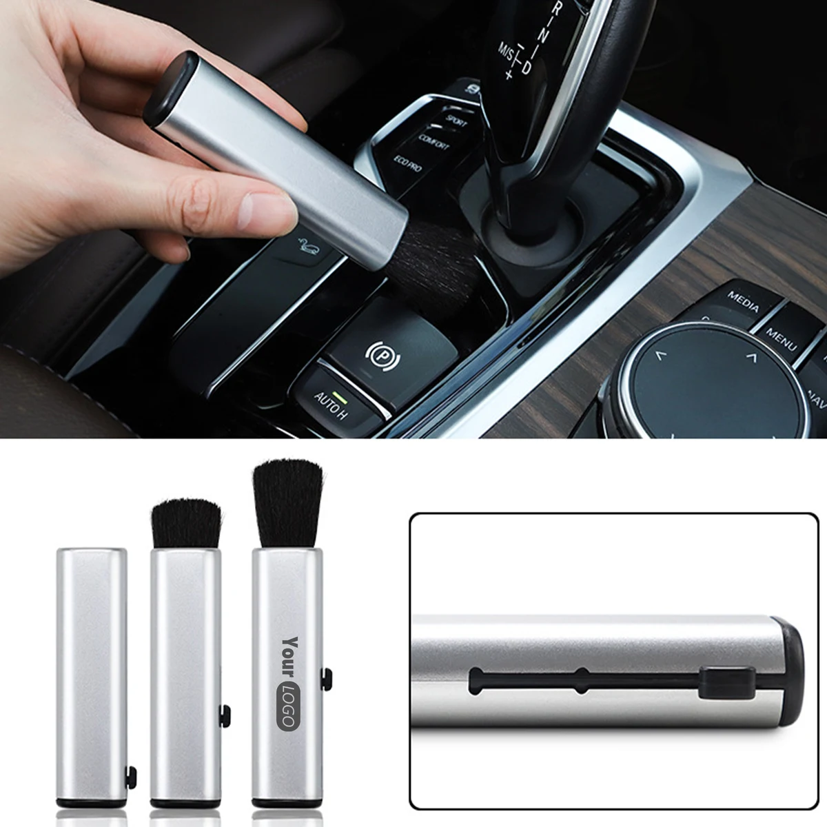 Abs Compact Car Vent Cleaning Brush ?C Lightweight And Effective 1
