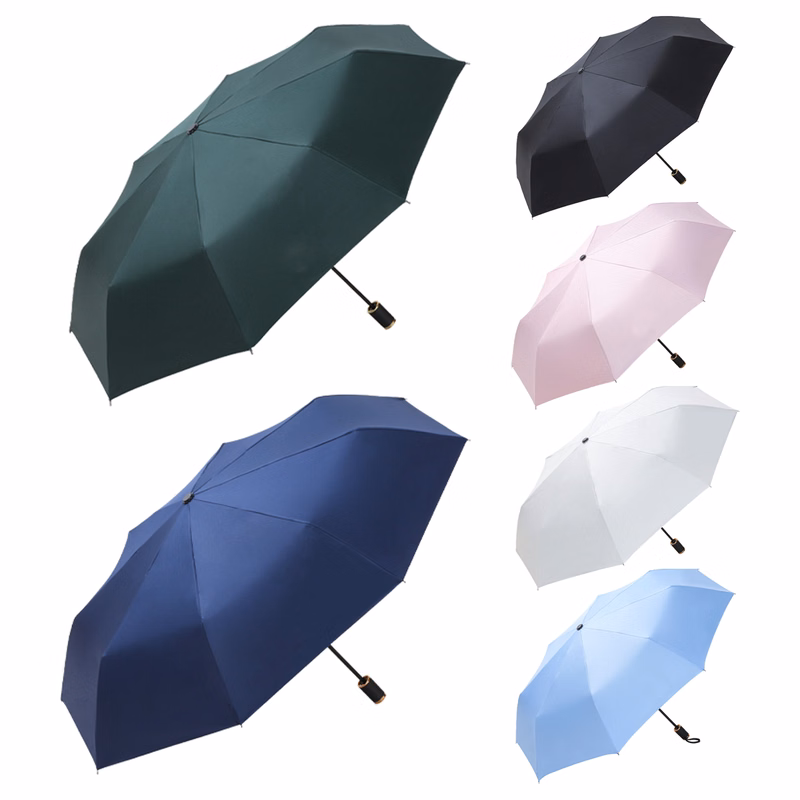 Triple Folding Sun Protection Custom Umbrella
