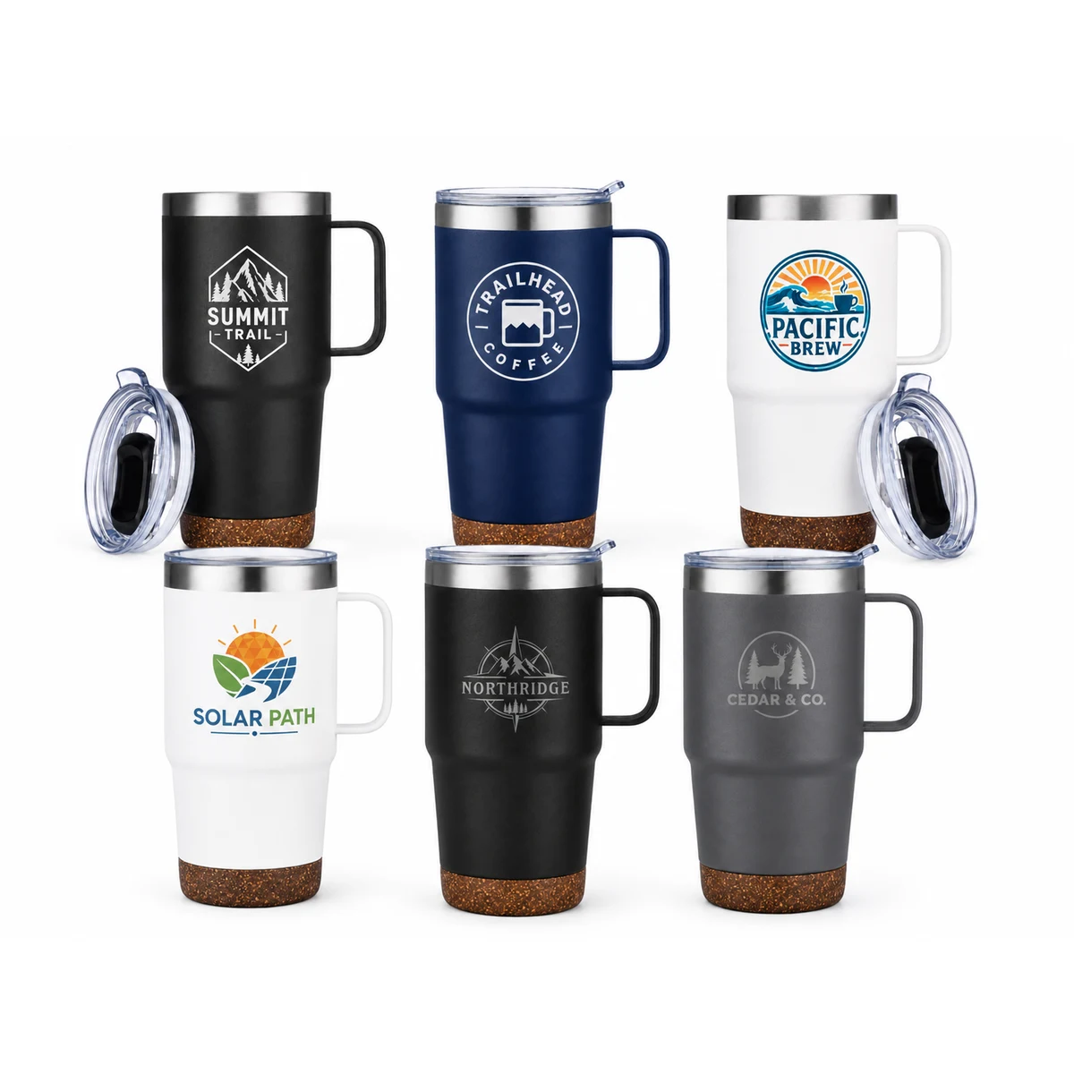 24 oz. Vacuum Insulated Tumbler with Cork Base 1
