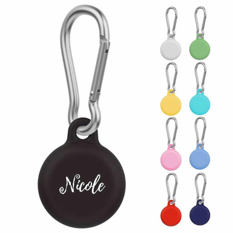 AirTag Secure Holder with Keychain
