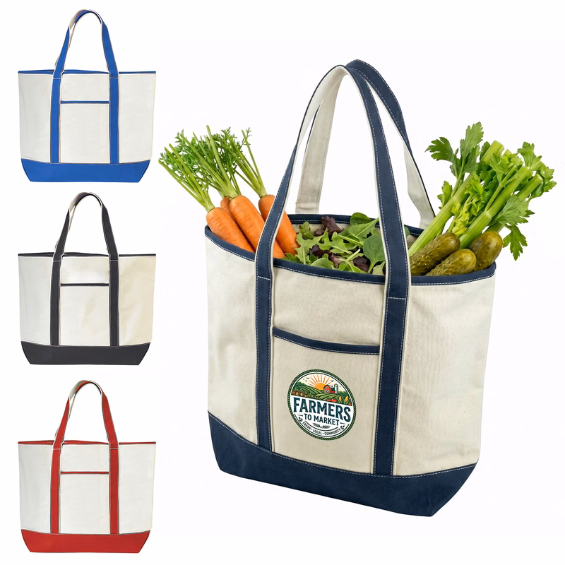 Heavy Duty Cotton Boat Tote