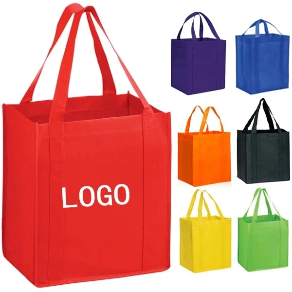 Value Non-Woven Grocery Tote Bag - 13W X 15H X 8W 1