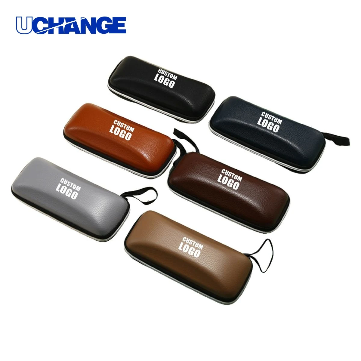 Eyewear Leather Sunglasses Zipper Box Organizer 1