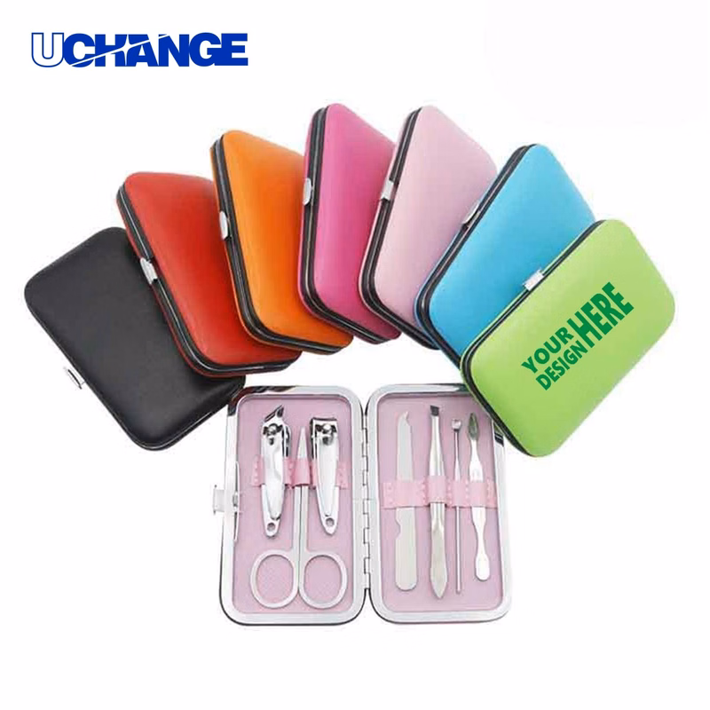 7-Piece Manicure Kit Candy Color Nail Clippers