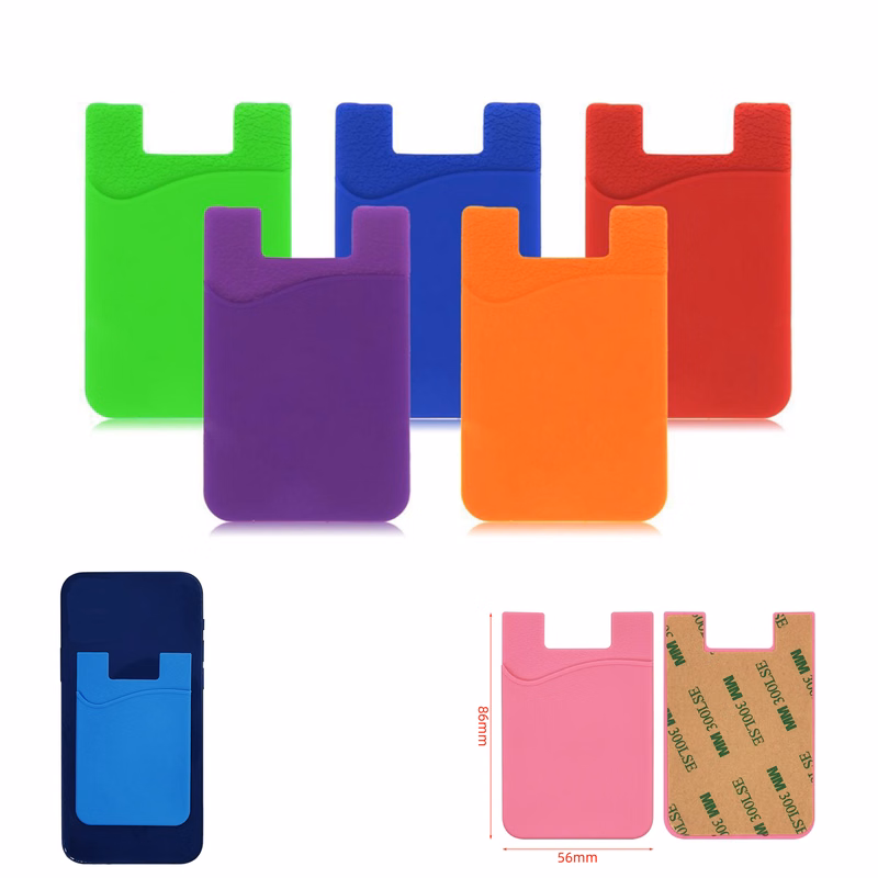 Silicon Smartphones Wallet Card Holder Phone Cases