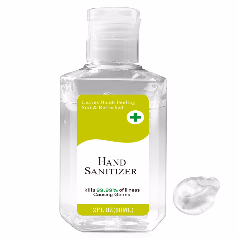 Quickship 2 oz Rectangle 75% Alcohol Hand Sanitizer