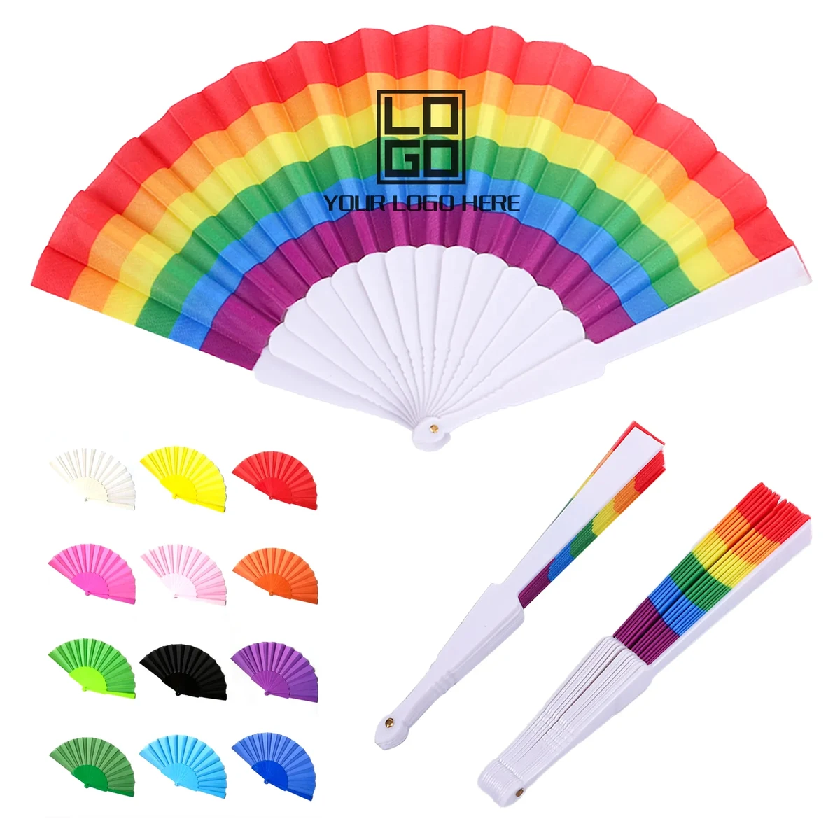 Plastic Foldable Hand Held Fan 1