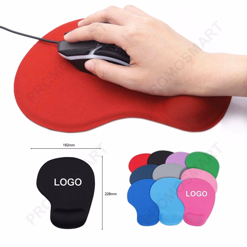 Mouse Pad With Wrist Support Gel Cushion