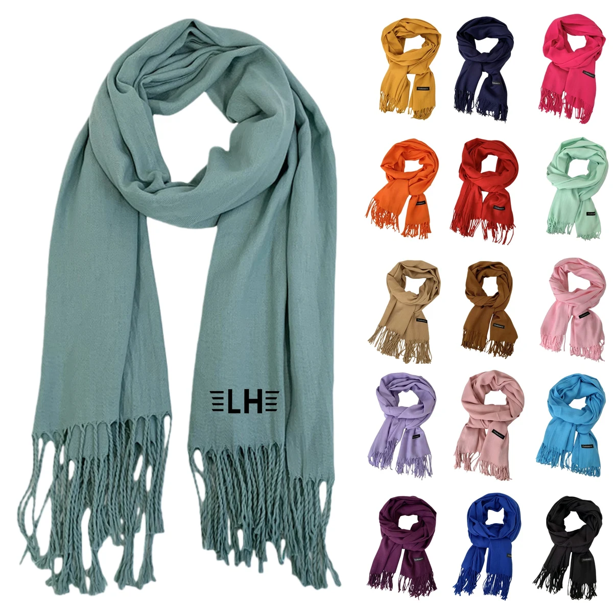 Polyester Knit Shawl Scarf 1