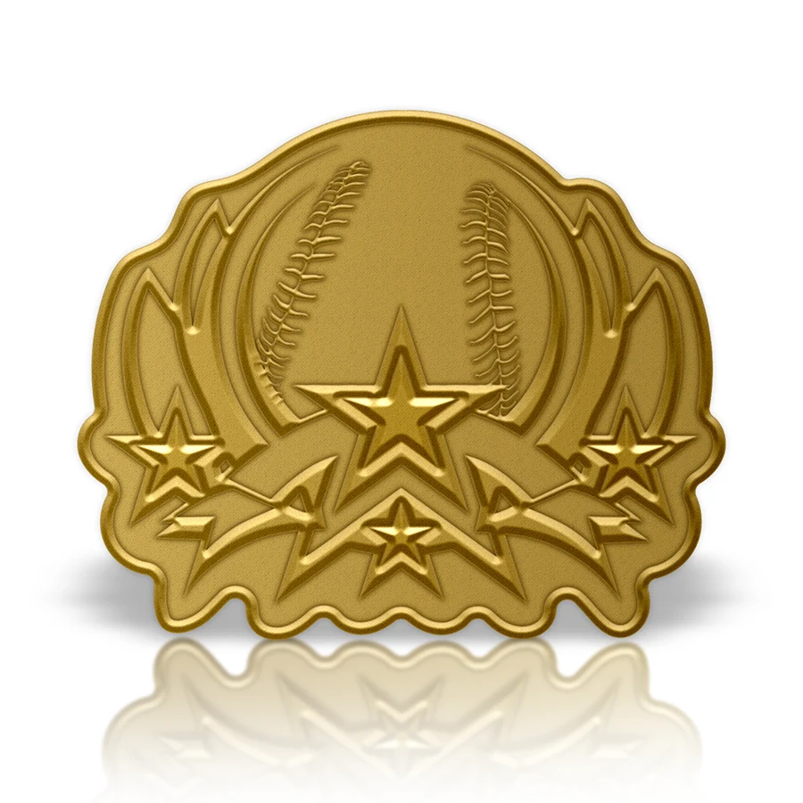 Die Struck Solid Iron Lapel Pin 1
