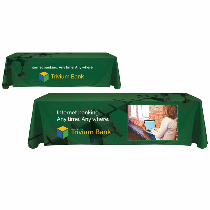 8' Custom Throw Style Table Cover