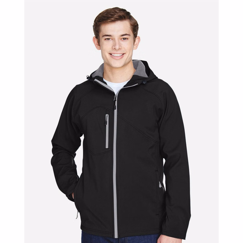 Men's Prospect Two-Layer Fleece Bonded Soft Shell Hooded Jacket - 88166