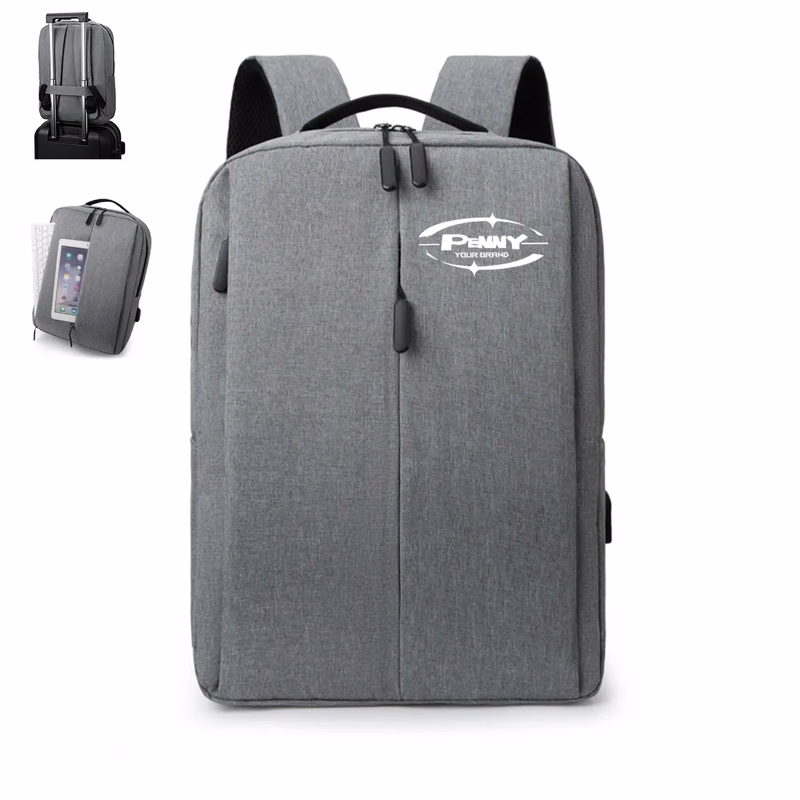 Waterproof Business Laptop Casual Backpack With USB Port