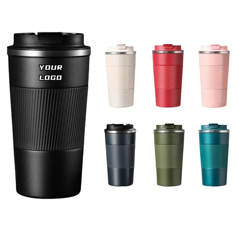 13oz/17oz Custom Stainless Steel Coffee Travel Mug with Lid 1
