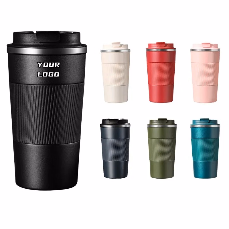 13oz/17oz Custom Stainless Steel Coffee Travel Mug with Lid