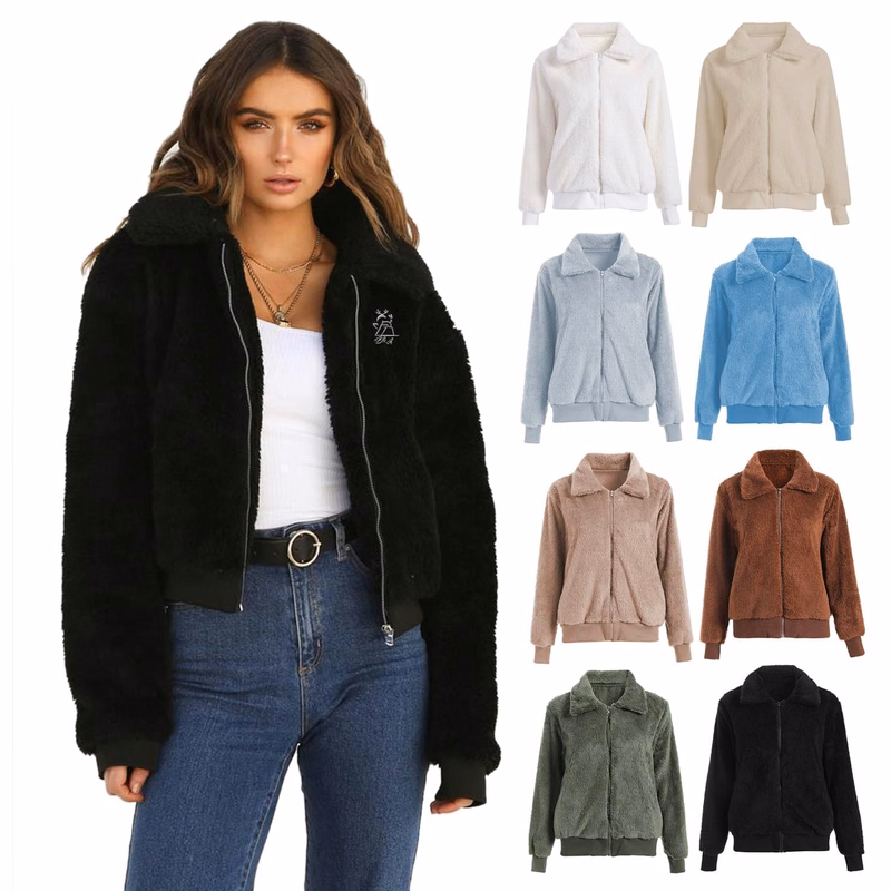 Women's Short Camo Fleece jacket