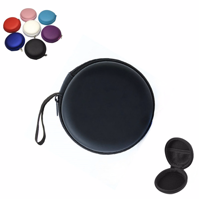 Round Earphone Case and Storage