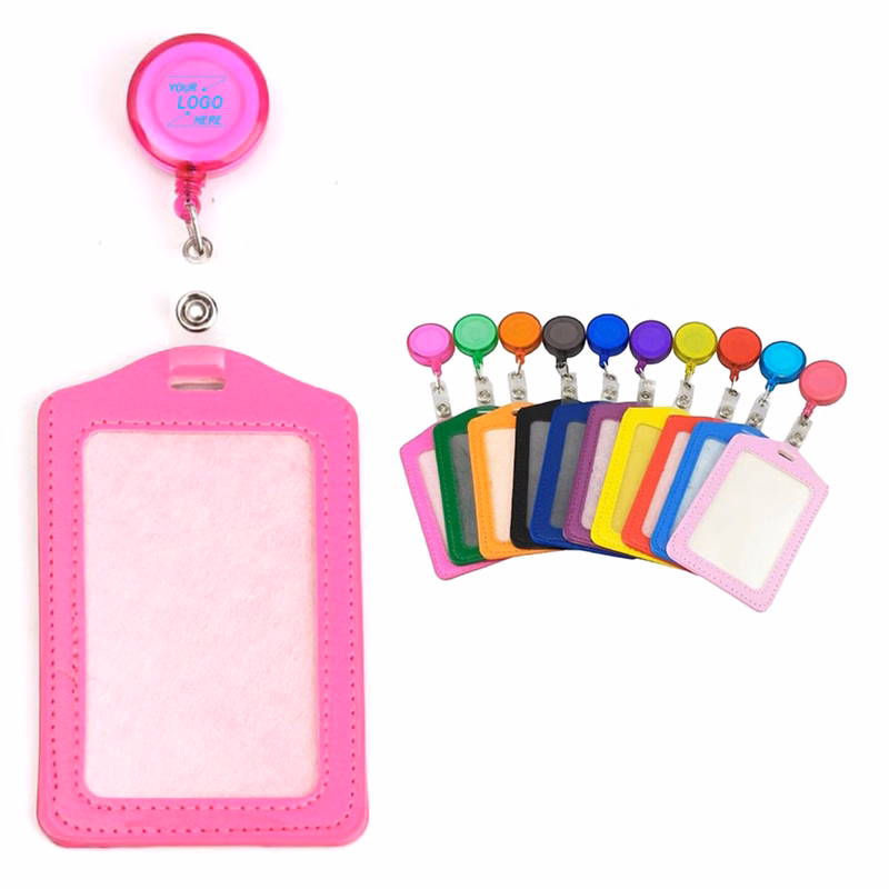 Retractable Badge Reel with ID Card Holder