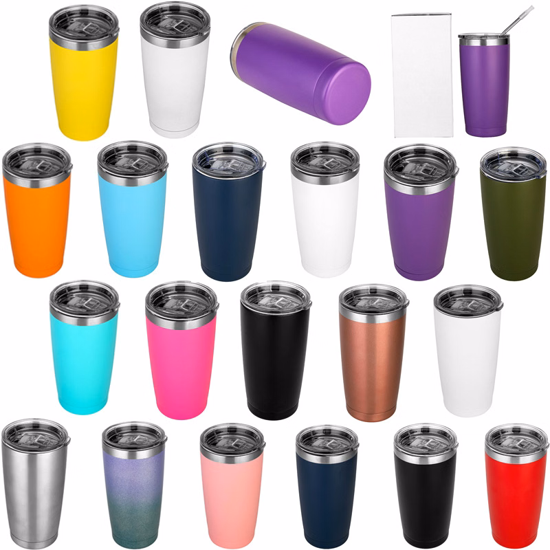 Custom 20OZ Double Wall Tumbler with Clear Lid
