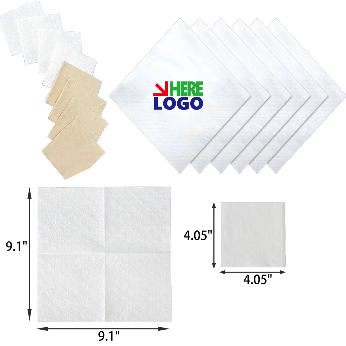 Customizable 2 Ply Custom Napkin 1