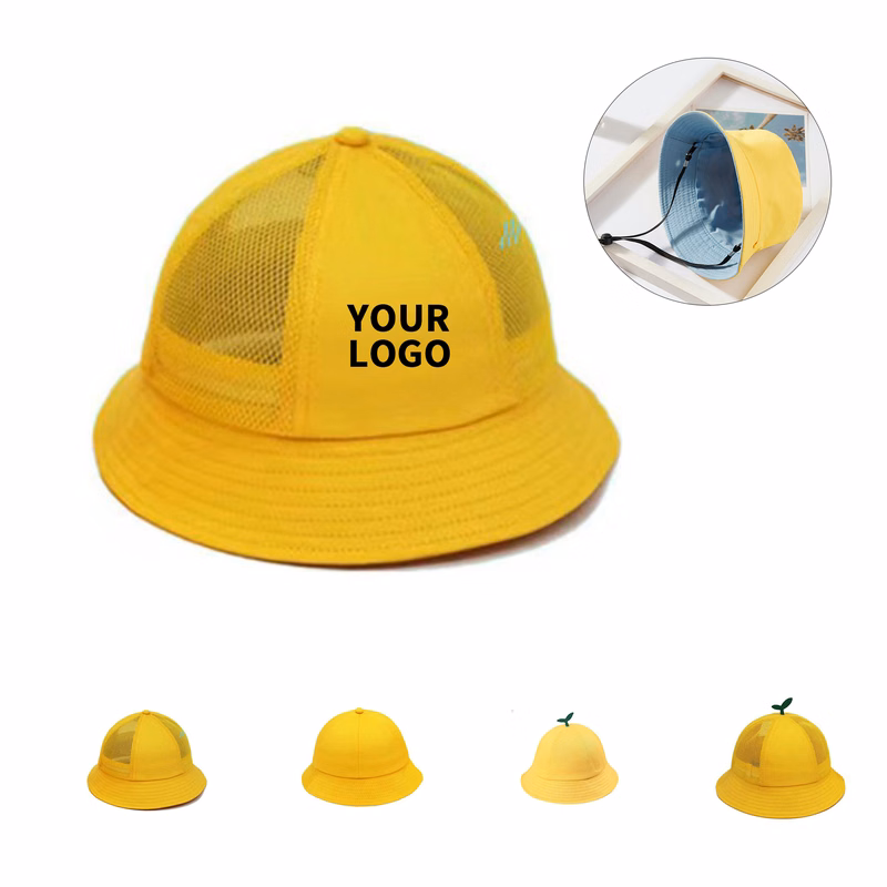 Cotton Sun Bucket With Adjustable Band 19.5 To 23.5"