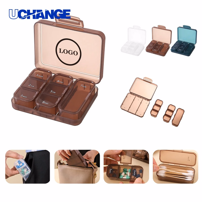 Health Fashionable Transparent Pill Box Organizer