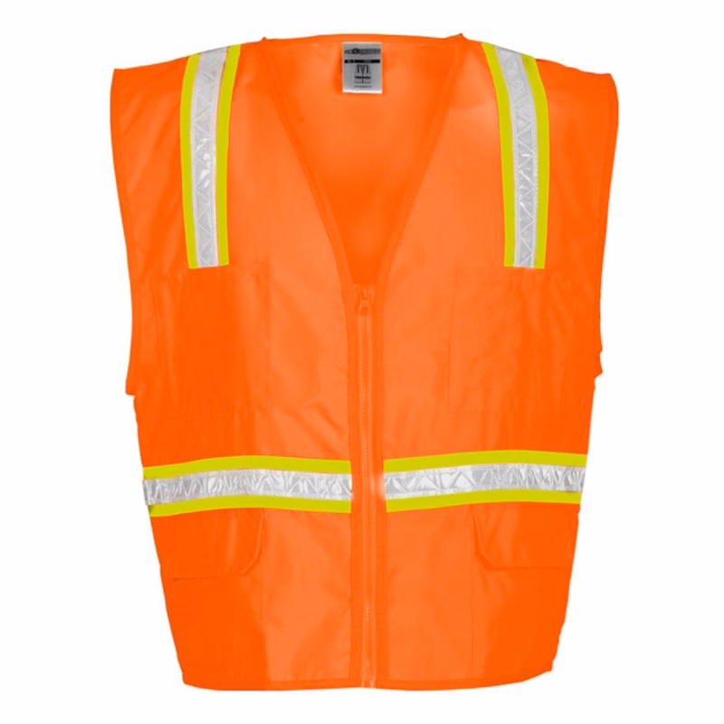 Kishigo Unisex Multi-Pocket Surveyors Vest - 1091
