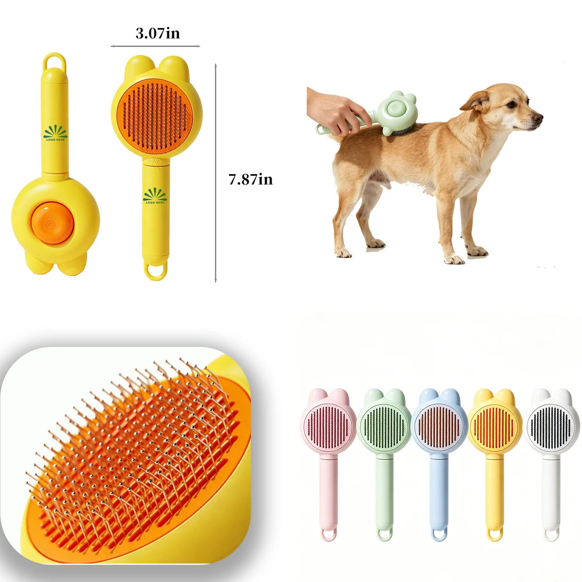 Pet Grooming Deshedding Brush 1