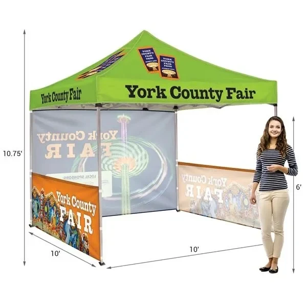 Sublimation Printed 10'x10' Custom Canopy Tent 1
