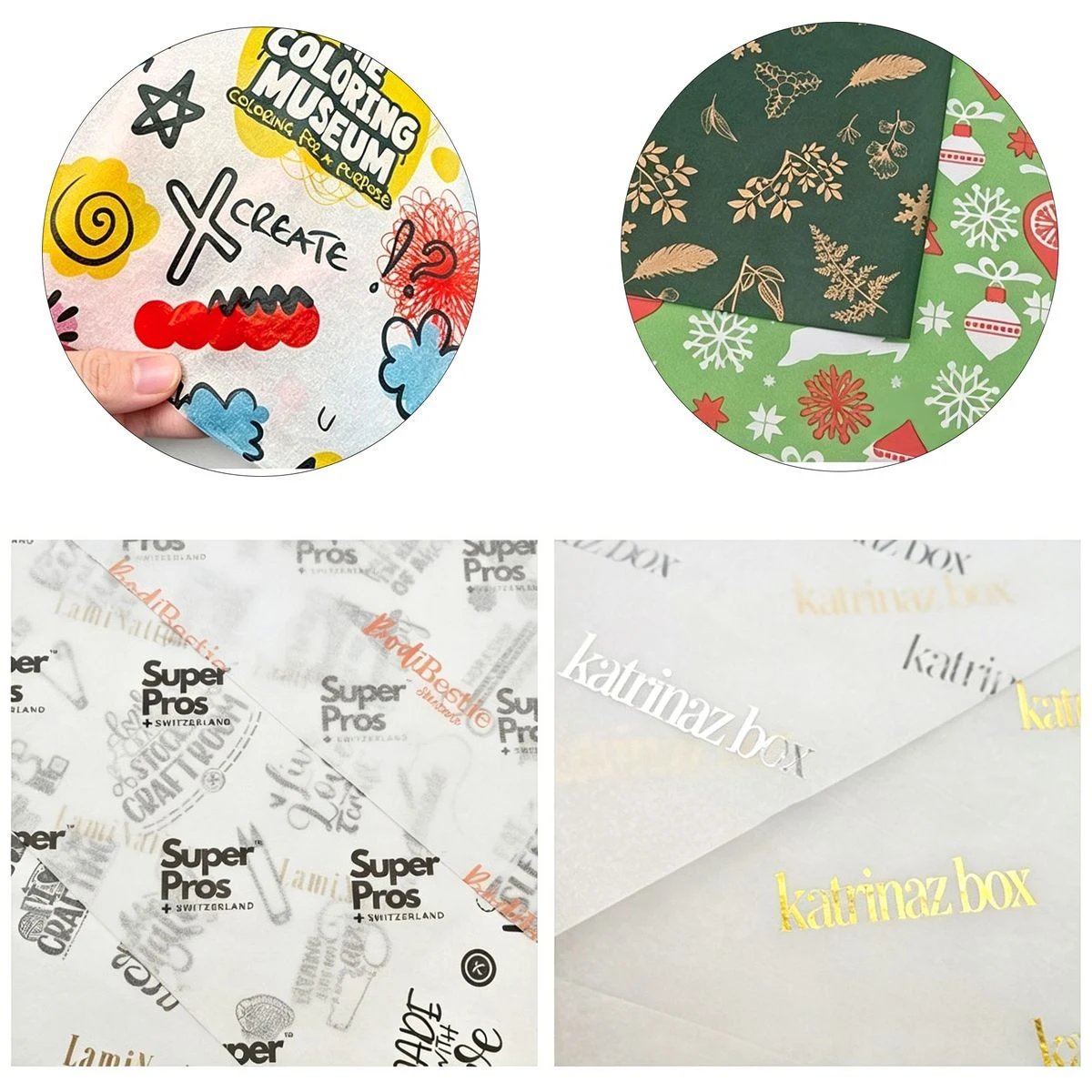 Custom Printed Gift Wrapping Papers 1