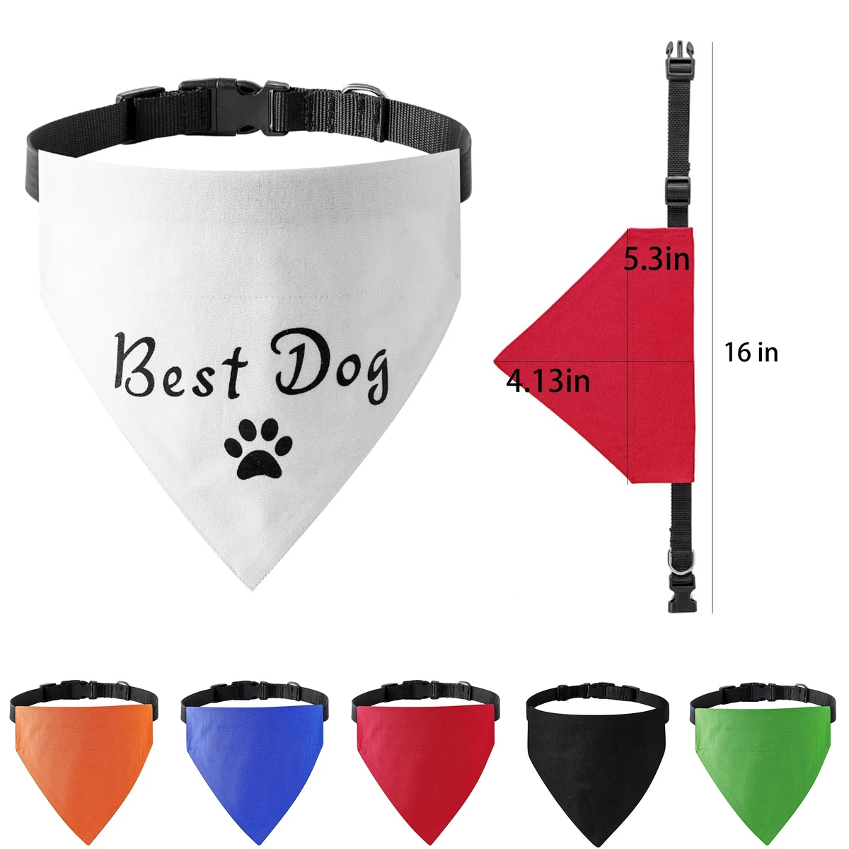 Pet Scarf Saliva Towel Washable 1