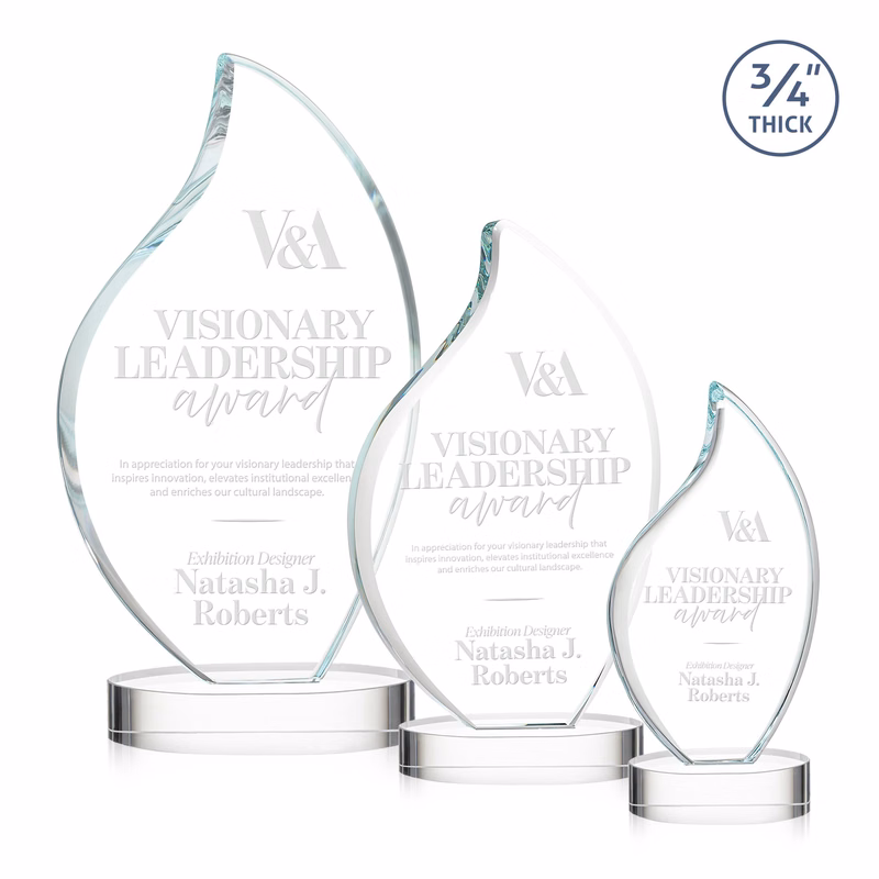 Odessy Flame Award on Alberton Base - Clear