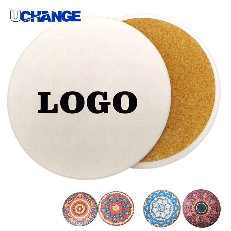 Round Cork Cup Pad Coaster