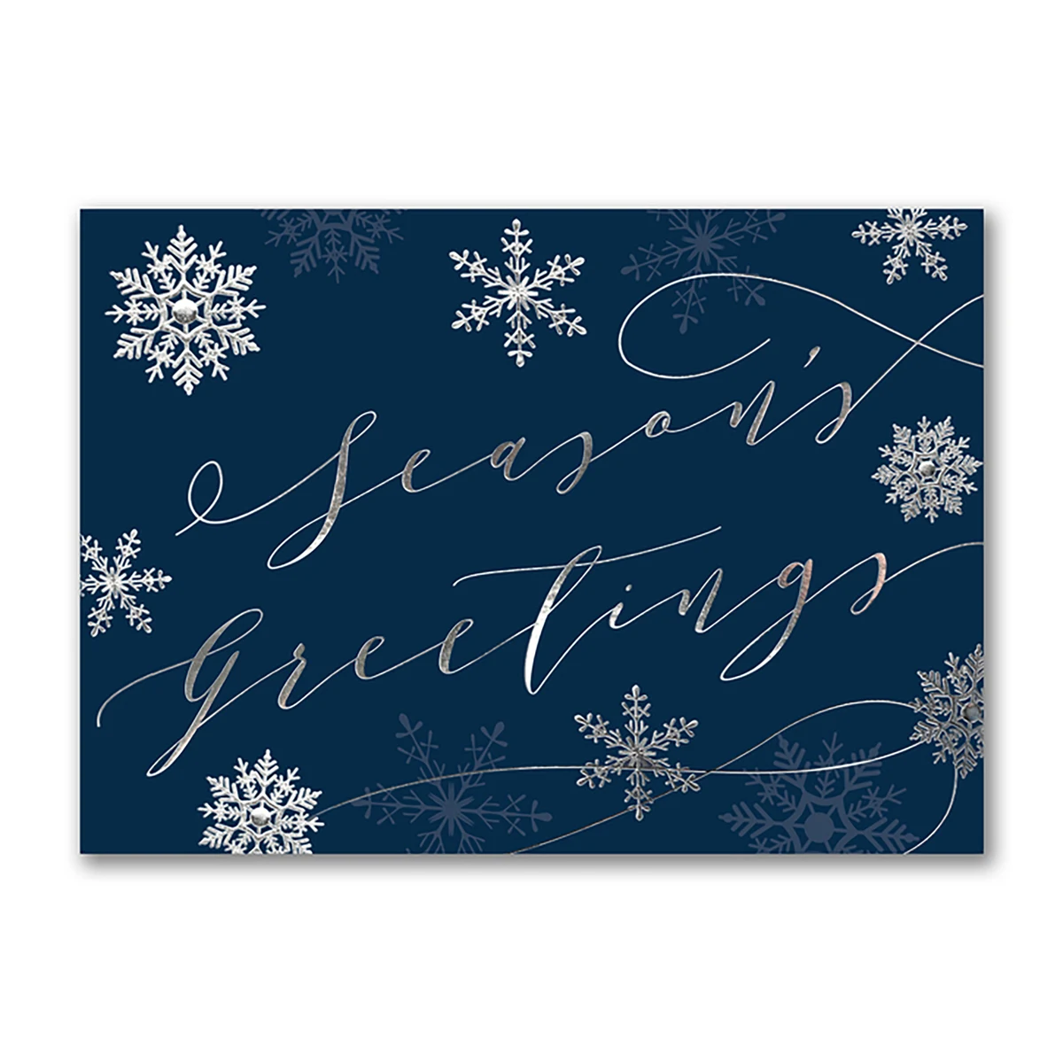 Flurried Greetings Holiday Card 1