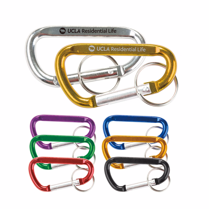 2 1/4" Carabiner W/Key Chain- Close Out