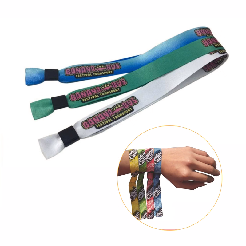 Disposable Wristband Bracelet Terylene Customizable