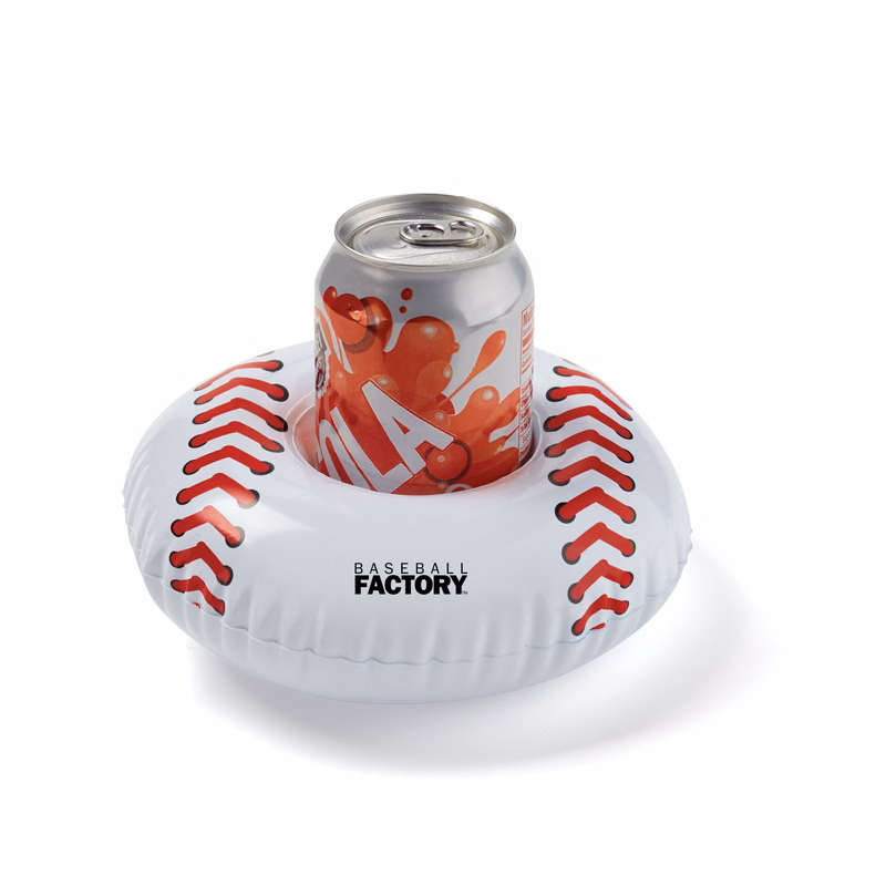 Inflatable 7" Baseball Floating Coaster