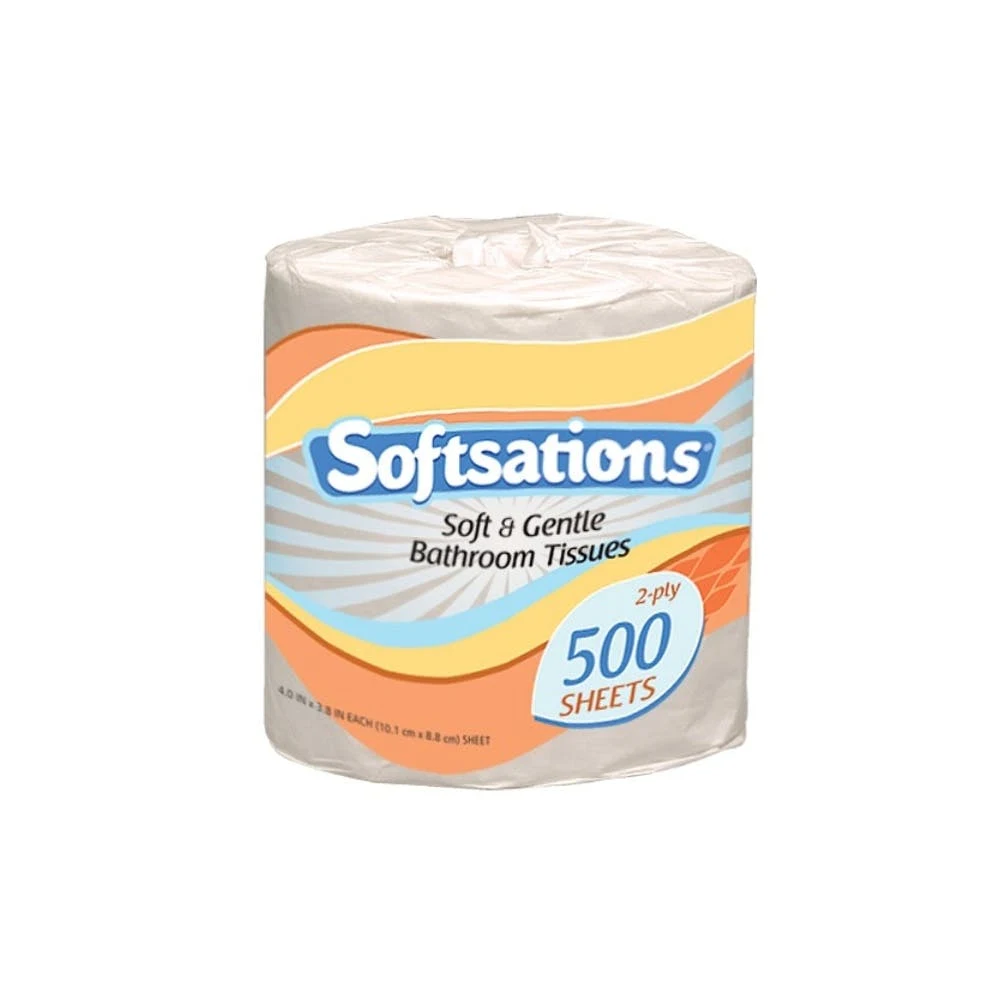 Toilet Tissue Rolls - 2-Ply 500 Sheets 1