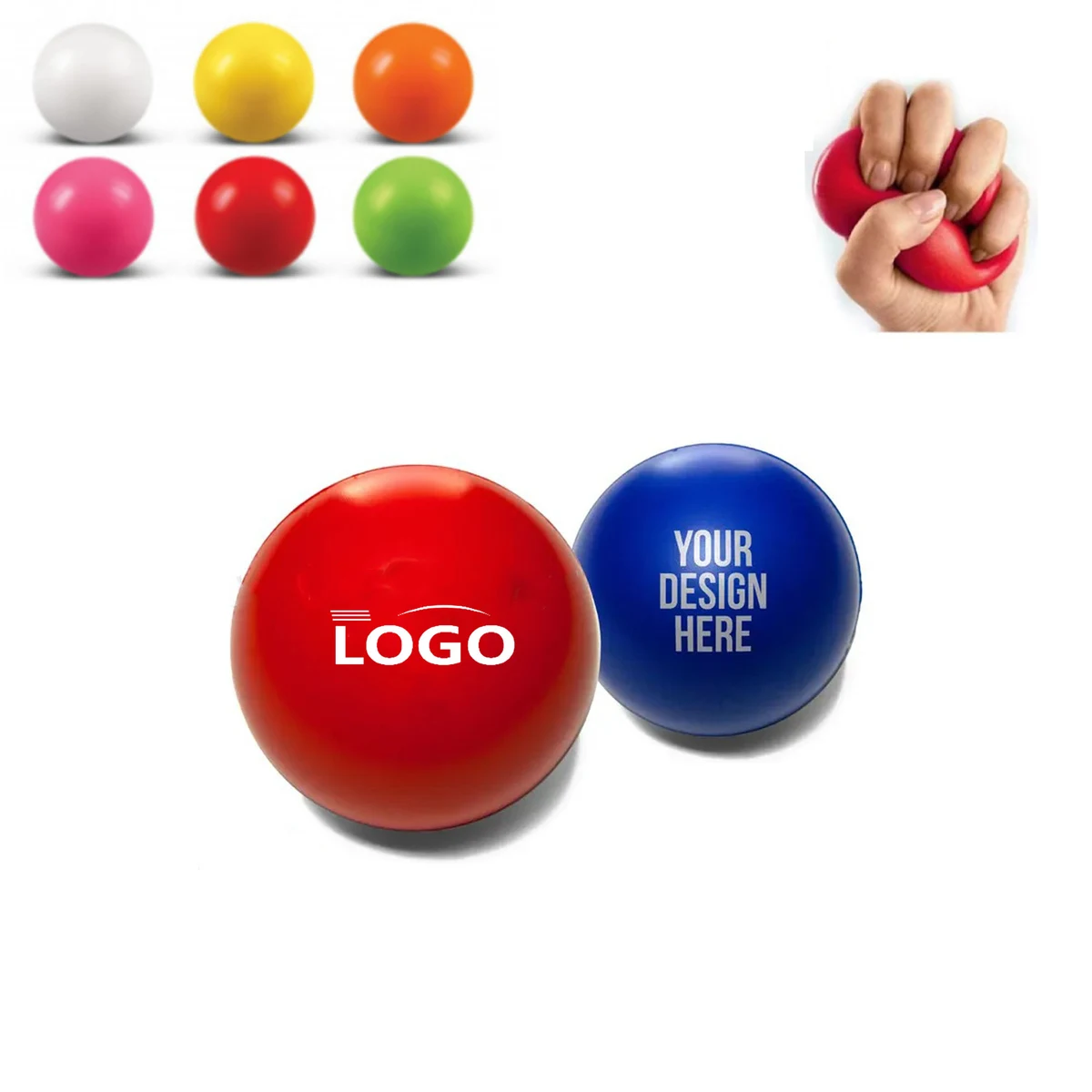 Colorful Foam Balls Inspirational Stress Relief Balls 1