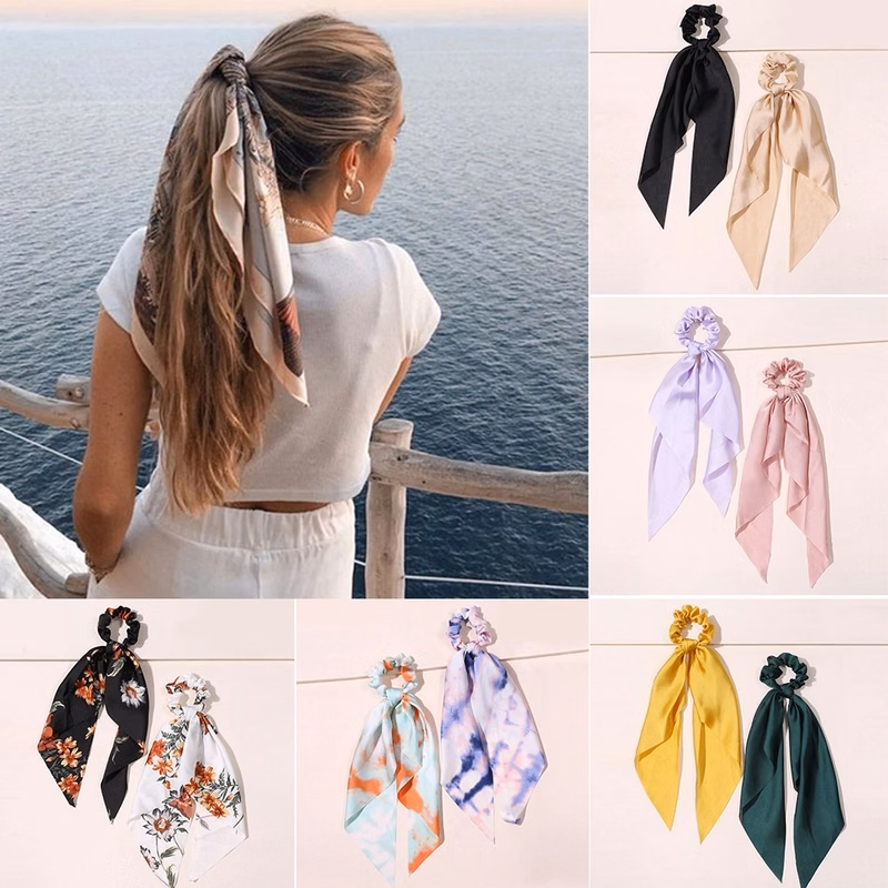 Full Color Hair Scrunchies