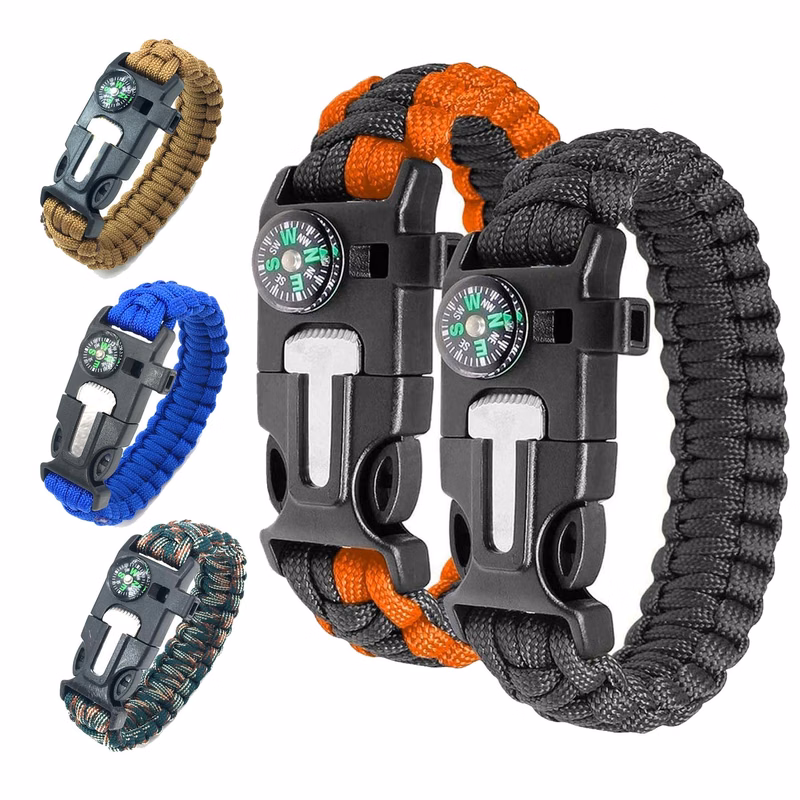 Outdoor Survival Compass Bracelets