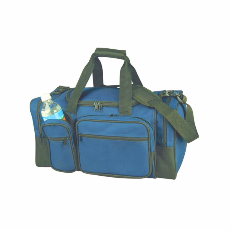 19" Sports Duffel Bags - Royal Blue & Green